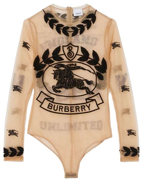 burberry bodysuit womens|Burberry designer bodysuit.